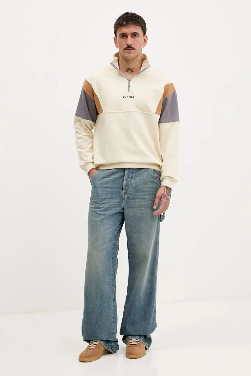 felpa colore beige AR097-01-G002 miniatura 5