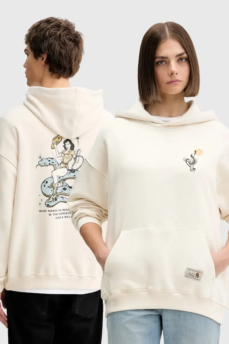 felpa in cotone Beige