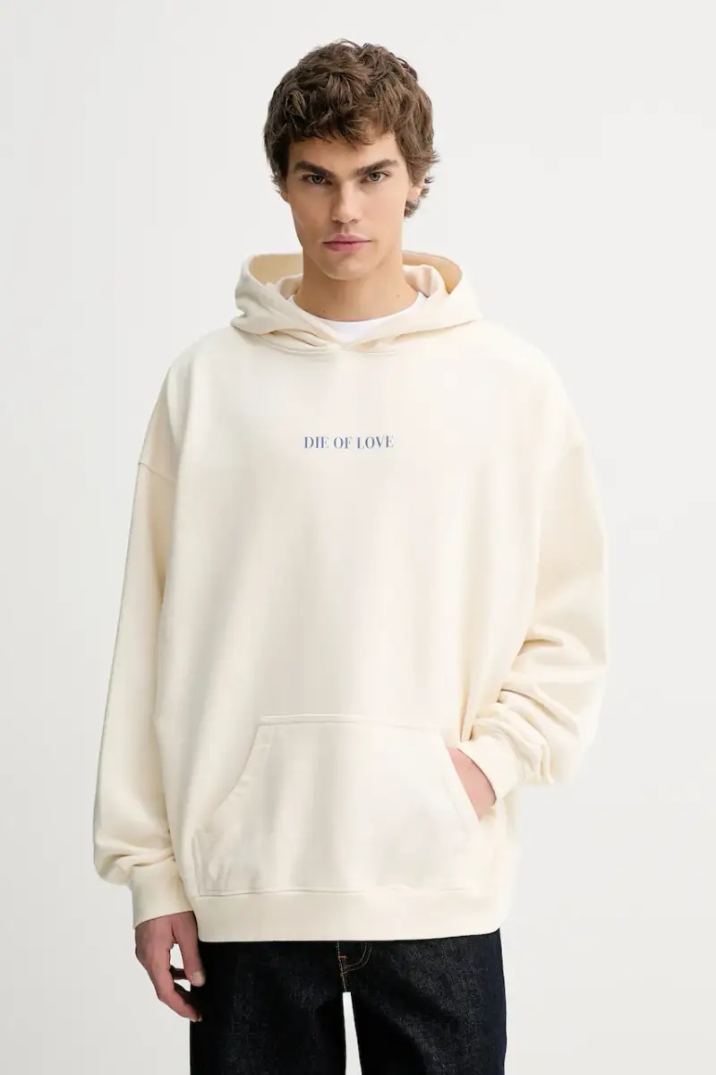 felpa in cotone Beige miniatura 2