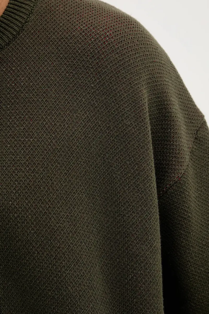 maglione in cotone colore verde AR017-01-E002 miniatura 5