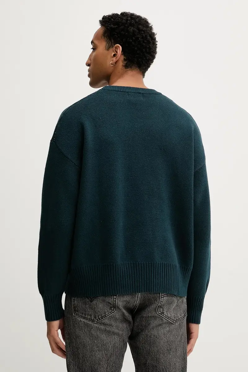 maglione in cotone colore verde AR018-01-E002 miniatura 5