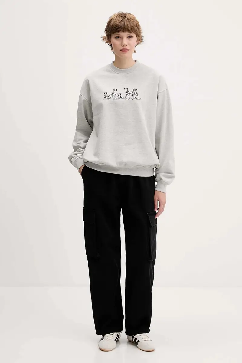 pantaloni in cotone colore nero AR010-01-K002 miniatura 4