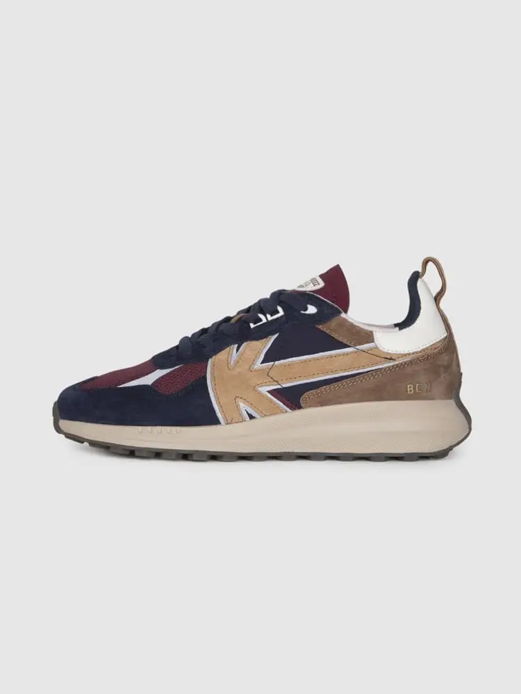 sneakers vancouver blu e marrone