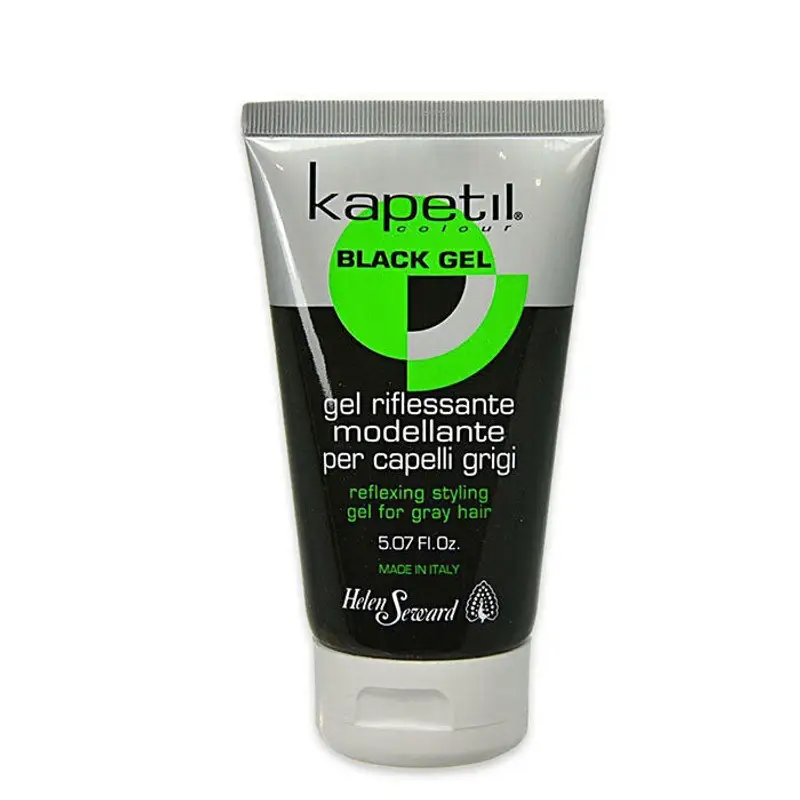 Kapetil Black Gel - Gel Riflessante Modellante per Capelli Grigi 150ml
