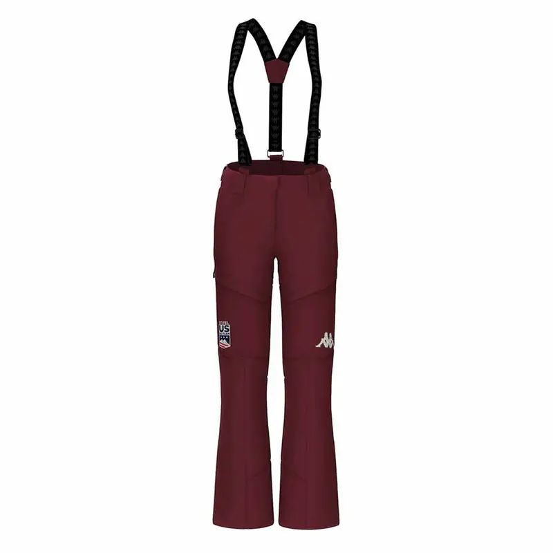 6CENTO 665C Usa Bordeaux - Pantaloni Sci Donna L