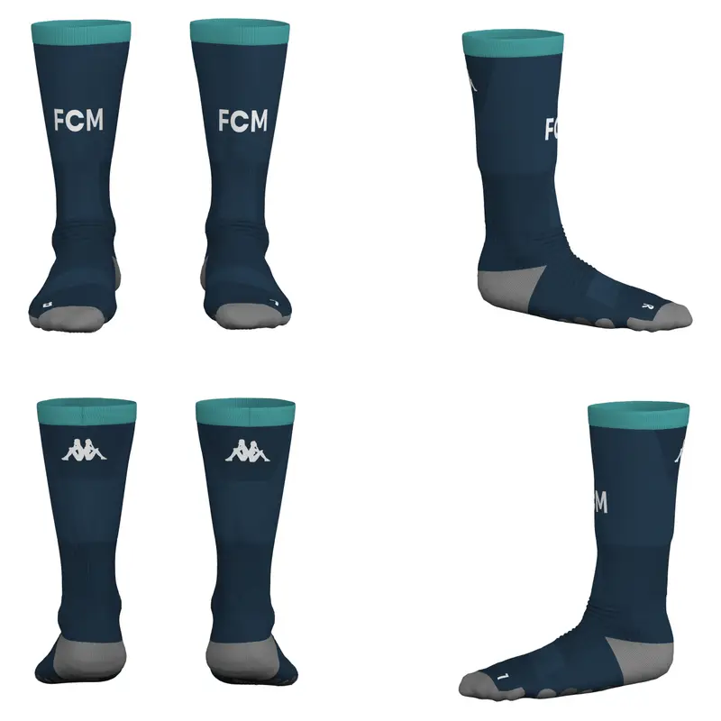 Calzettoni calcio per bambini Metz Spoxs 2023/24 Bleu