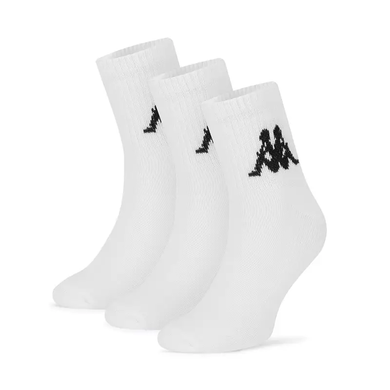 Calzini lunghi Kappa Z4444_AW24 (3-PACK) Bianco