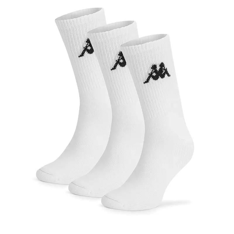 Calzini lunghi Kappa Z4448_AW24 (3-PACK) Bianco
