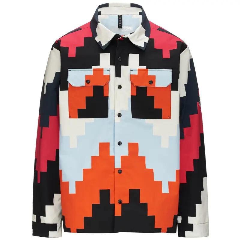 Camicia da uomo donna in poliestere nero da sci | Kappa