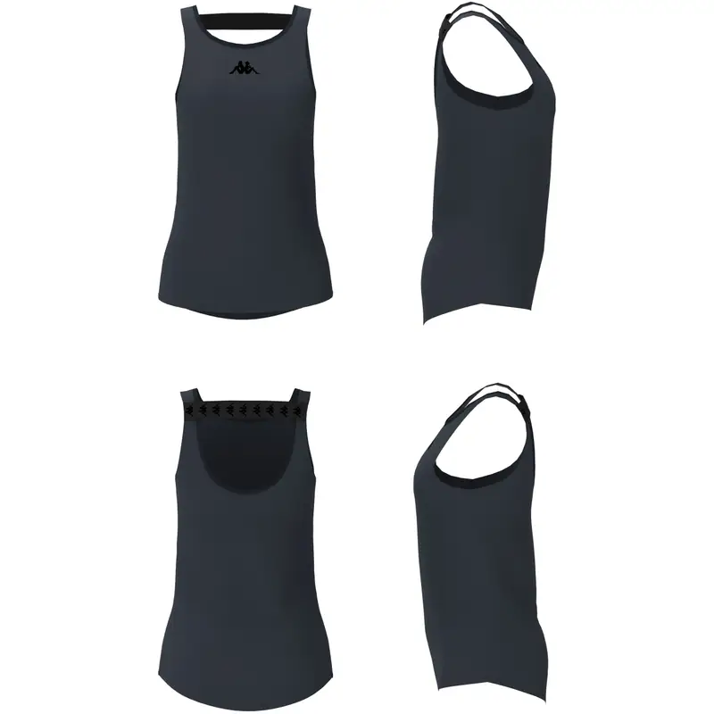 Canottiera da donna Kappa Gattam Gris