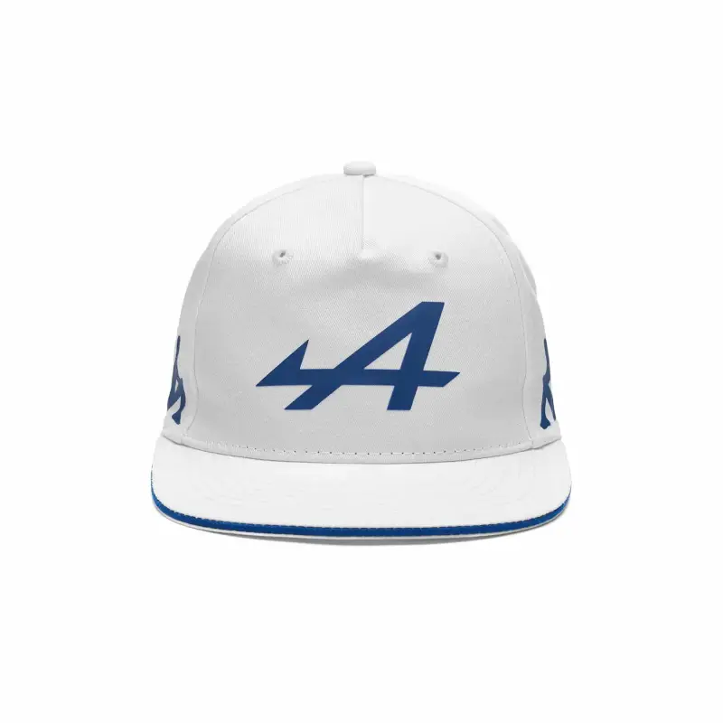Cappellino con visiera Alpine F1 Adoflat 2024 Blanc