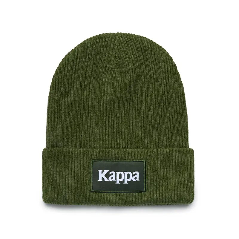 Cappello con visiera da uomo donna in acrilico verde da sport street | Kappa