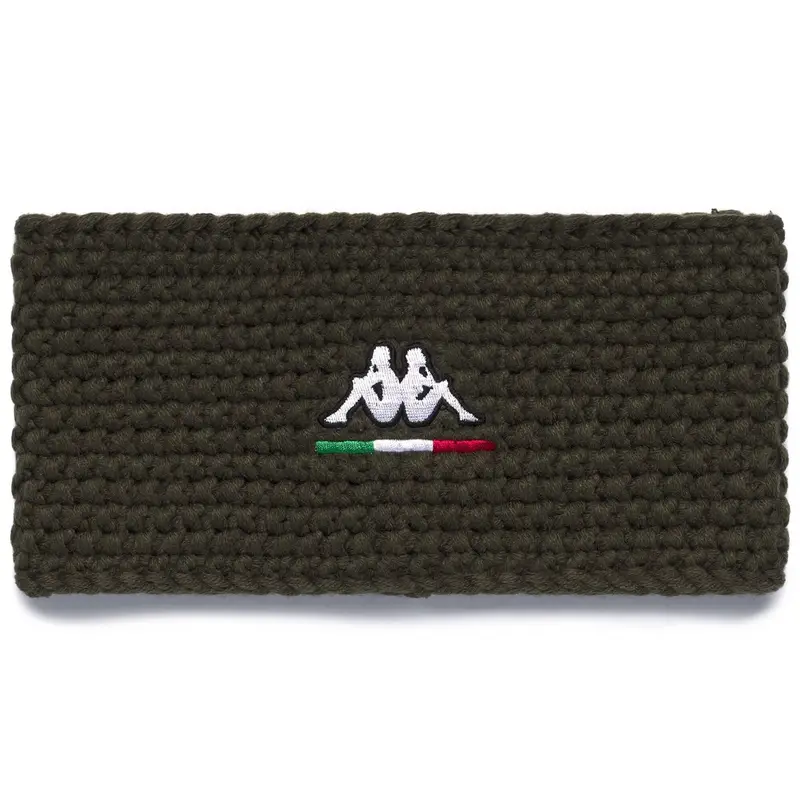 cappello da uomo e donna in acrilica verde da fitness | Kappa