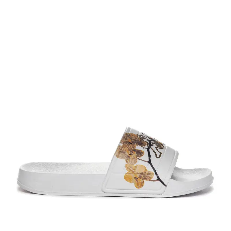 Ciabatte da donna in plastica espansa grigio da piscina | Kappa Bianco