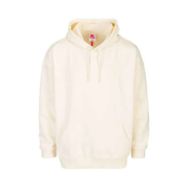 Felpa Con Cappuccio Basic Bianco Uomo S