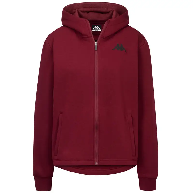 Felpa con cappuccio da donna Kappa Grittin Rouge