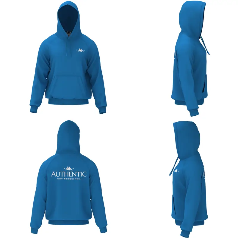 Felpa con cappuccio Kappa Authentic Nelek Bleu