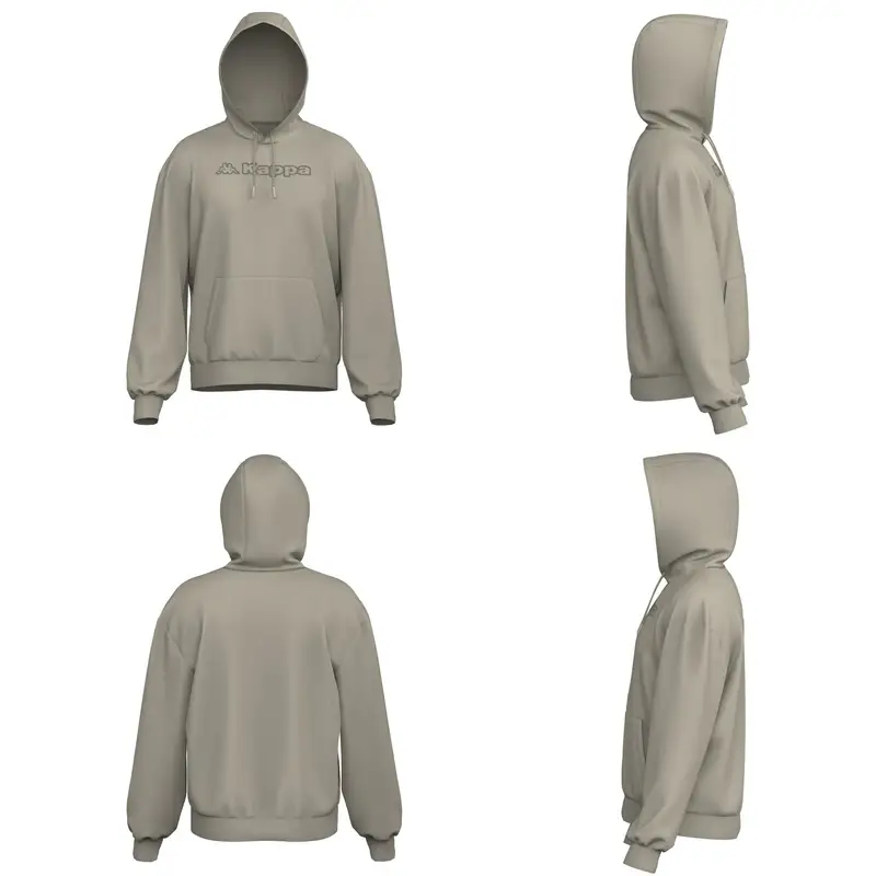 Felpa con cappuccio Kappa Femmo Beige