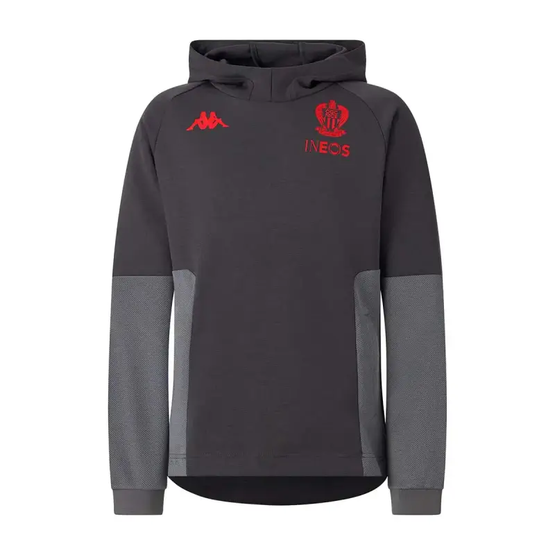 Felpa con cappuccio OGC Nice Gris