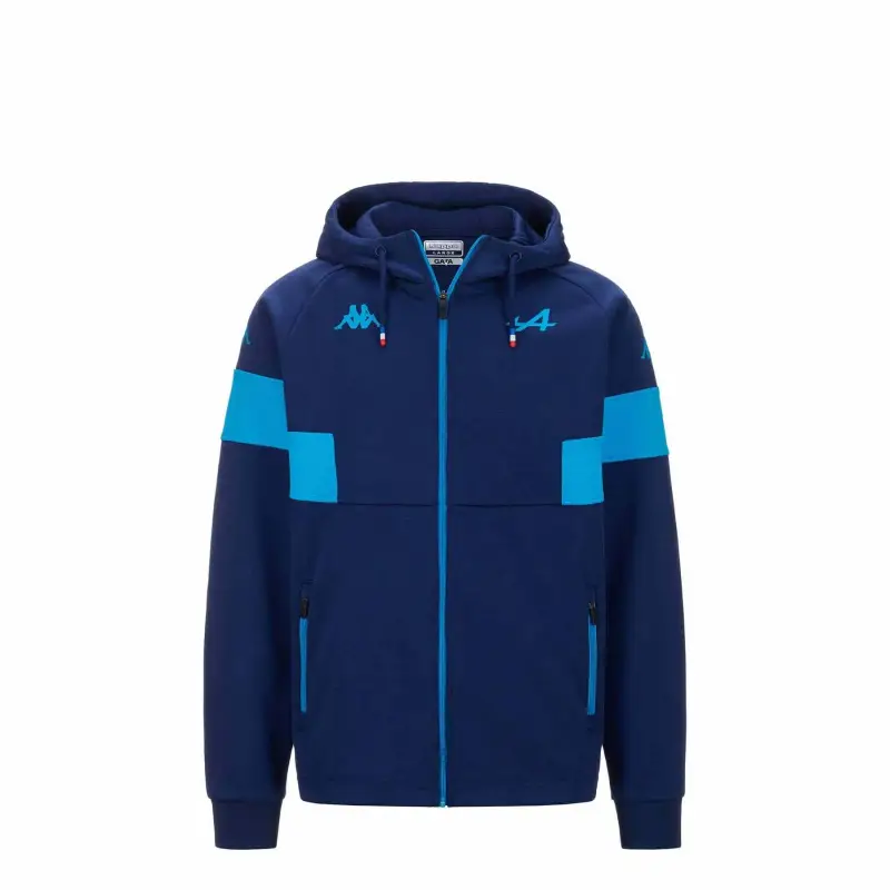 Felpa con cappuccio per bambini Alpine F1 Adorfeo Bleu