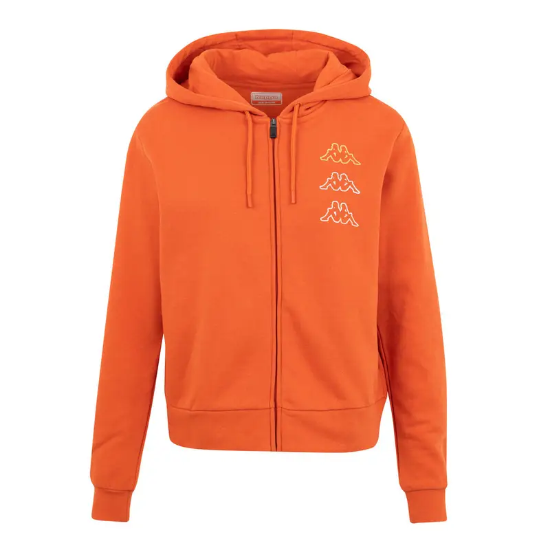 Felpa con Cappuccio Unisex Kappa Kaimi Arancione scuro | Kappa