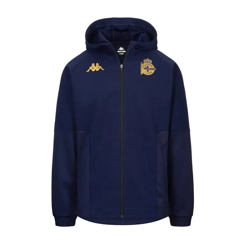 Felpa con cappuccio zip bambino Deportivo La Corogne Bleu