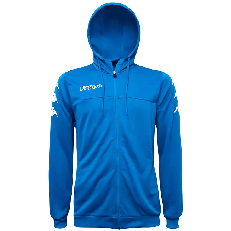 felpa con cerniera da bambino in poliestere blu da calcio | Kappa