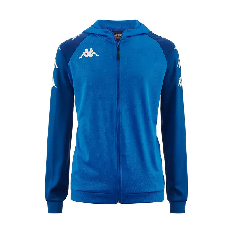 felpa con cerniera da bambino in poliestere blu da calcio | Kappa