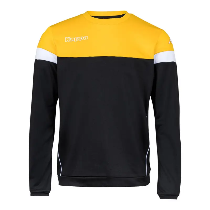 felpa con cerniera da bambino in poliestere nero da calcio | Kappa