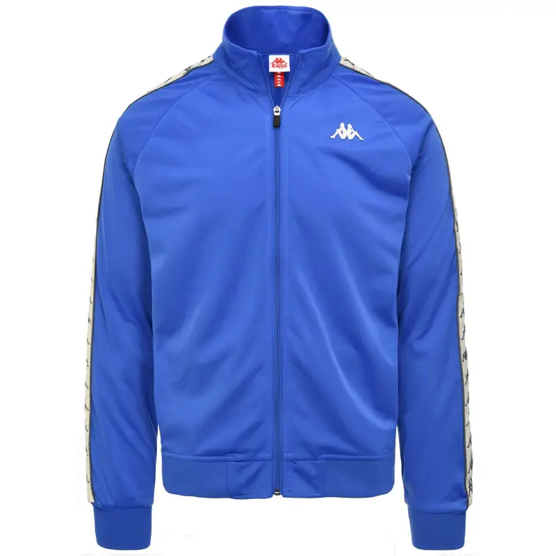 Felpa con zip da bambino in poliestere blu da sport street | Kappa