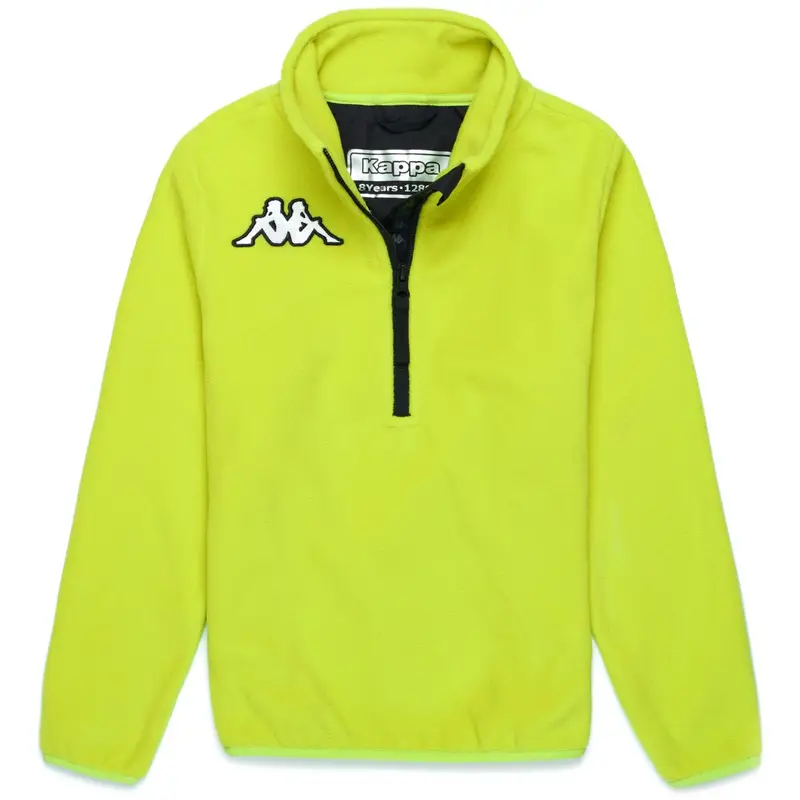felpa da bambino in poliestere verde da allenamento | Kappa