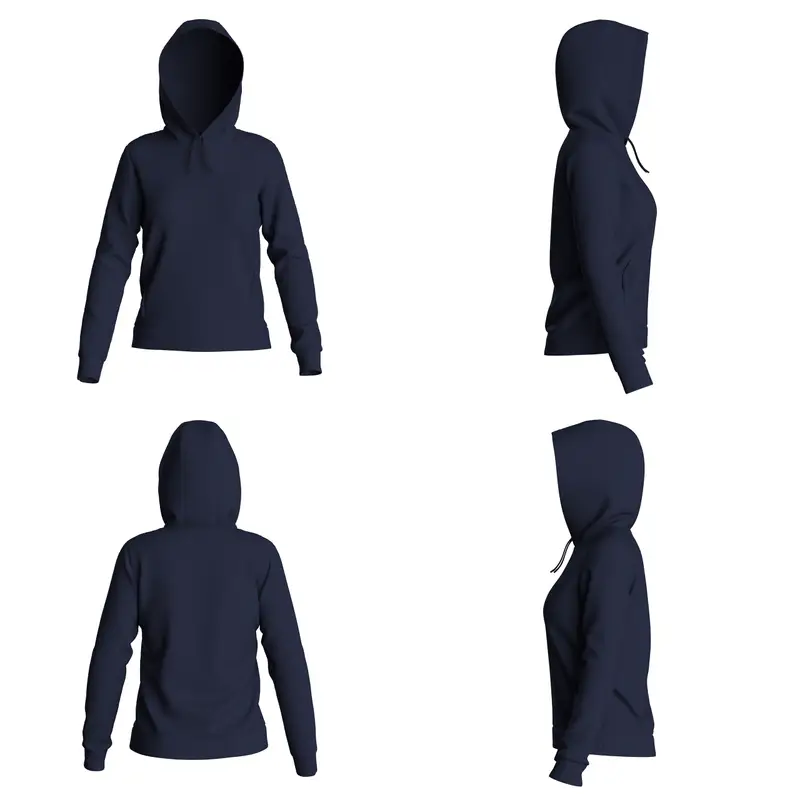 Felpa da donna con cappuccio Kappa Jalva Bleu