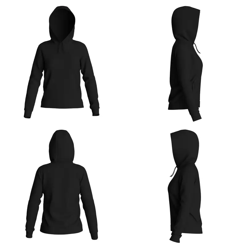 Felpa da donna con cappuccio Kappa Jalva Noir