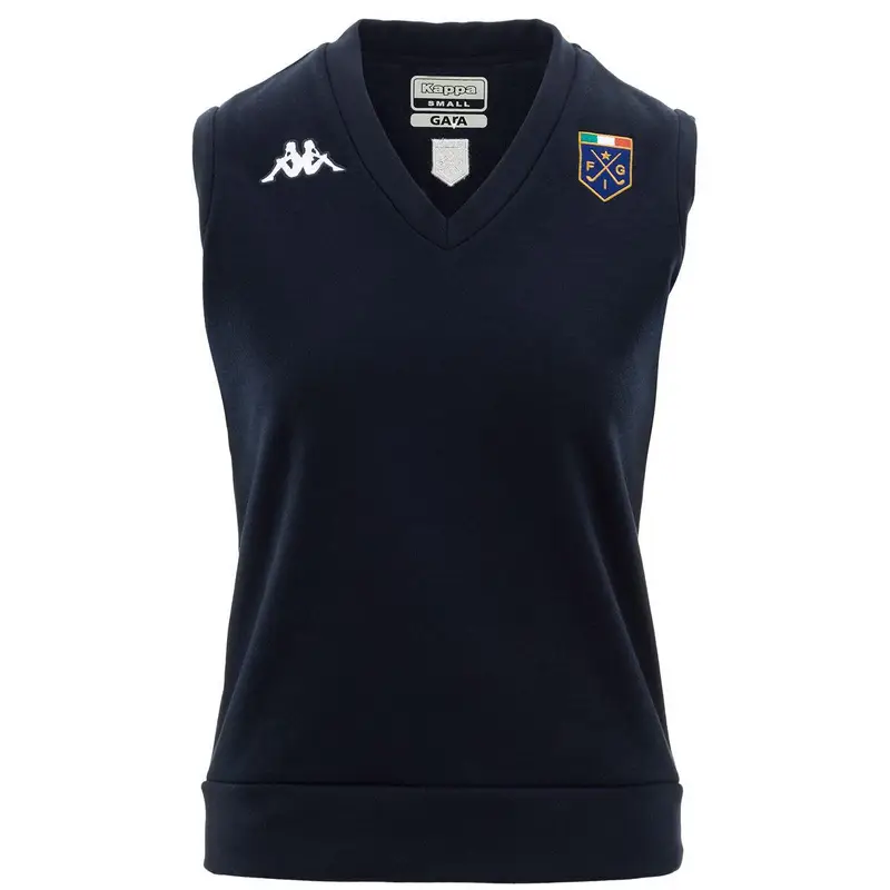 Felpa da donna in poliestere blu da golf | Kappa