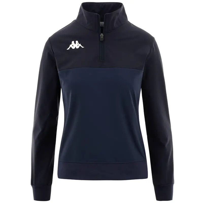 Felpa da donna in poliestere blu da golf | Kappa