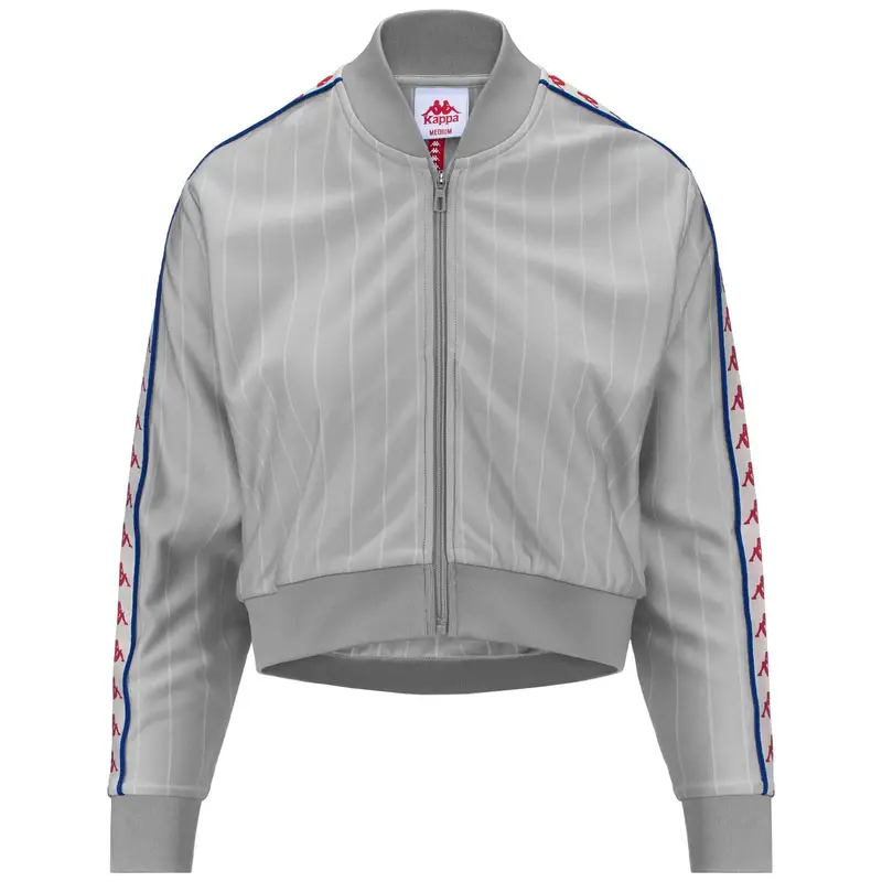 felpa da donna in poliestere grigio da fitness | Kappa Grigio scuro