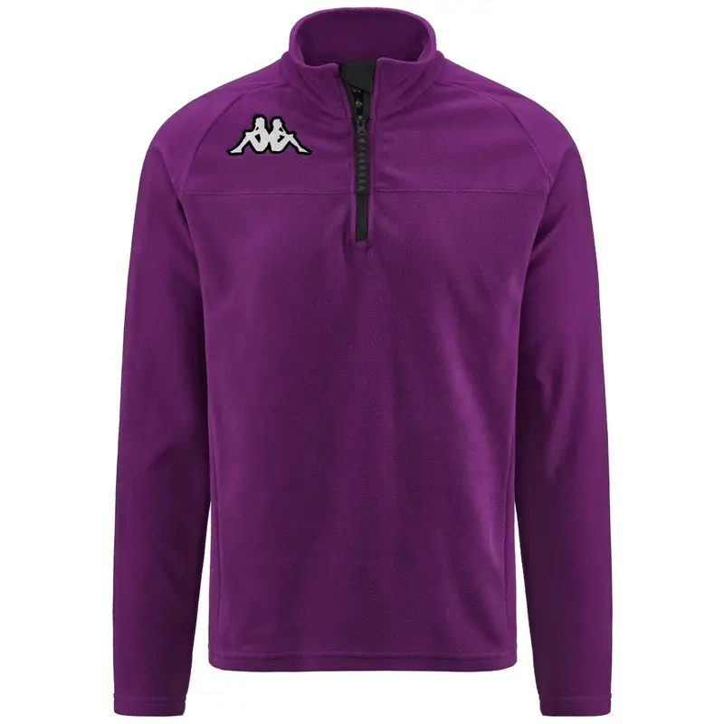felpa da uomo e donna in poliestere viola da fitness . | Kappa
