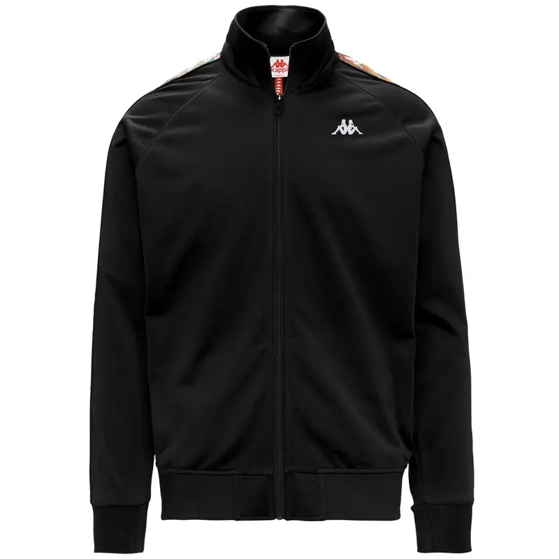 felpa da uomo in poliestere nero da fitness | Kappa