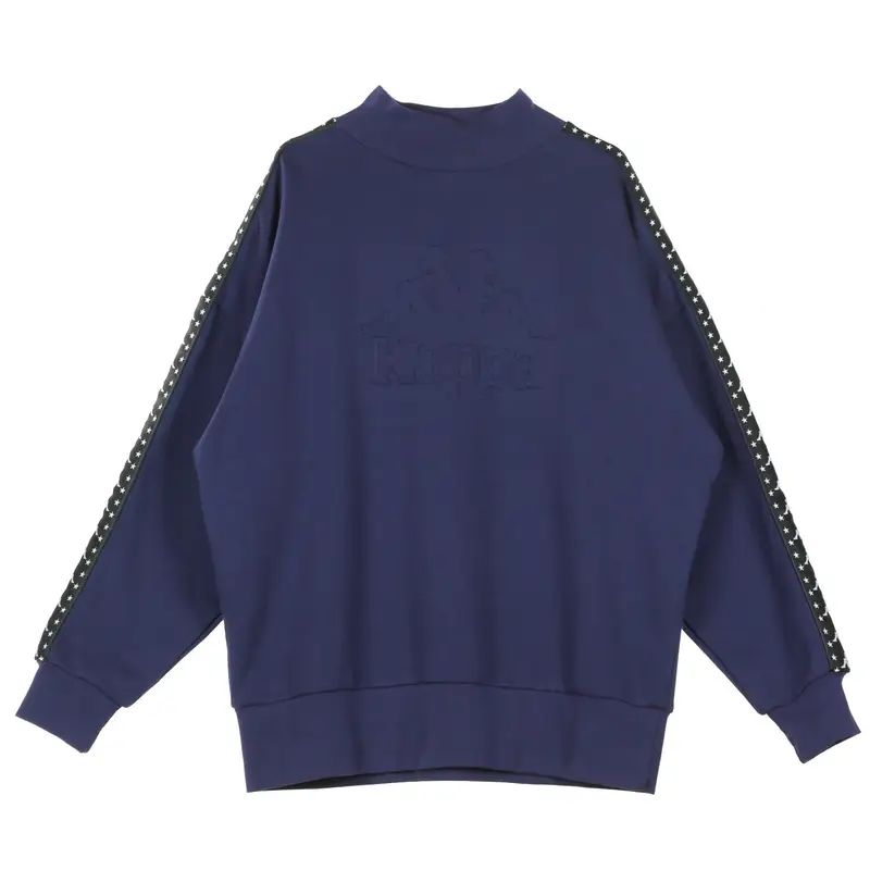 Felpa Girocollo Uomo Authentic Alef Blue Greystone/black