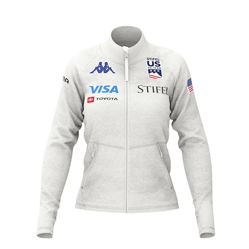 Felpa In Pile 6CENTO 688C Usa Bianco Donna XS