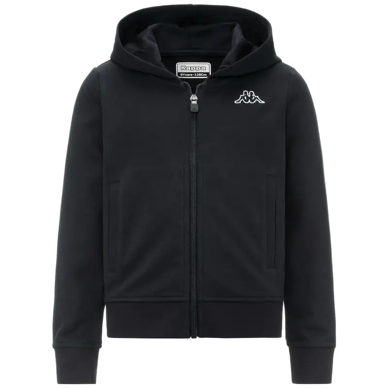 Felpa Kappa bambino con cappuccio blu marine | Kappa Nero