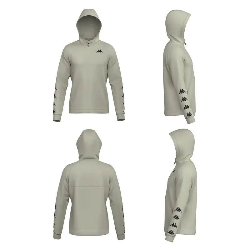 Felpa Kappa Gikom Blanc