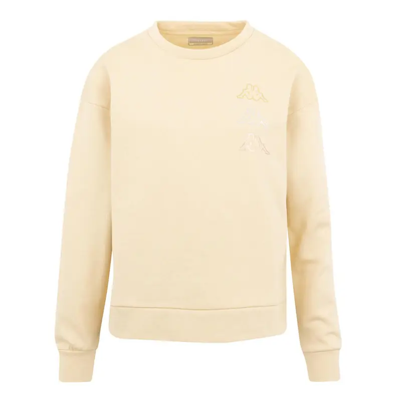 Felpa senza Cappuccio Unisex Kappa Kifoli Beige | Kappa