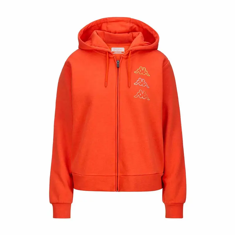 Kappa Felpe Donna Arancione 4027417