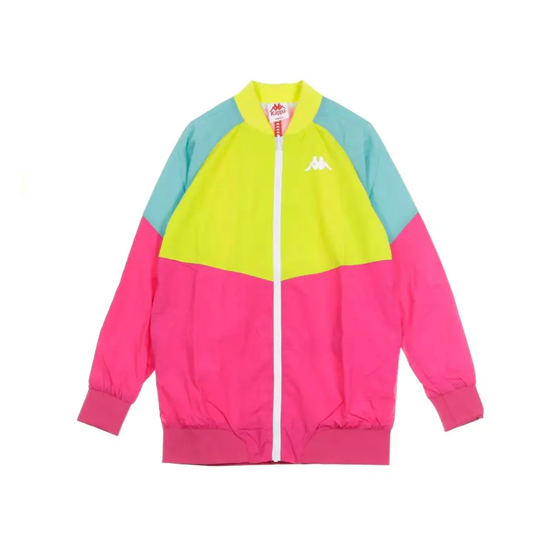 Giacca a Vento Donna Authentic90 Bernina Lime/fuchsia/light Green