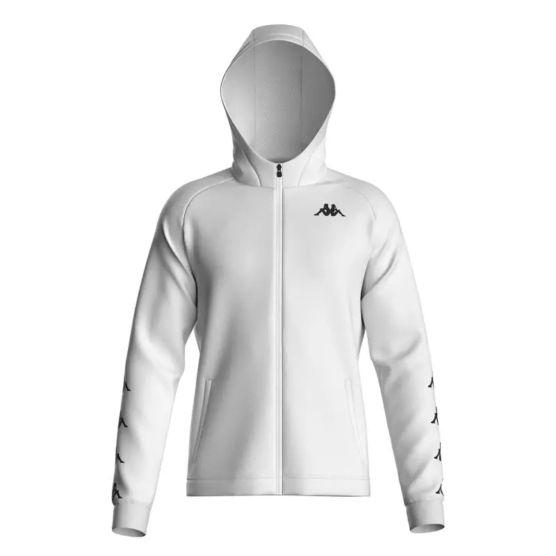 Giacca con cappuccio Kappa Igojoso Blanc