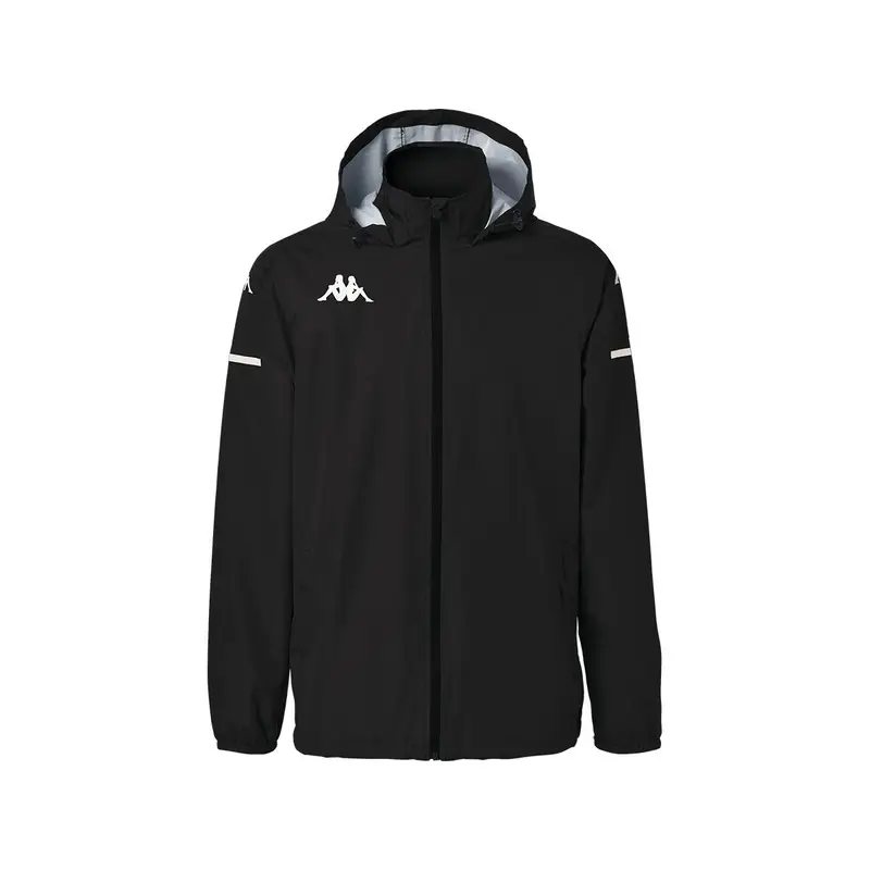giacca da uomo in poliestere nero da calcio | Kappa