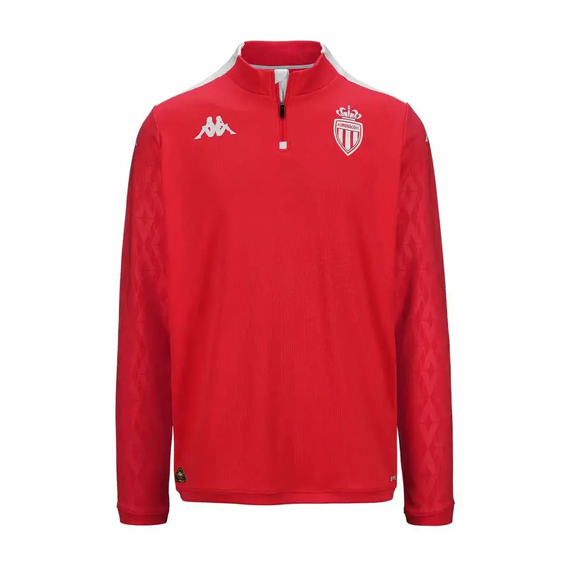 Giacca sportiva per bambini AS Monaco Ablas Pro 8 2024/25 Rouge
