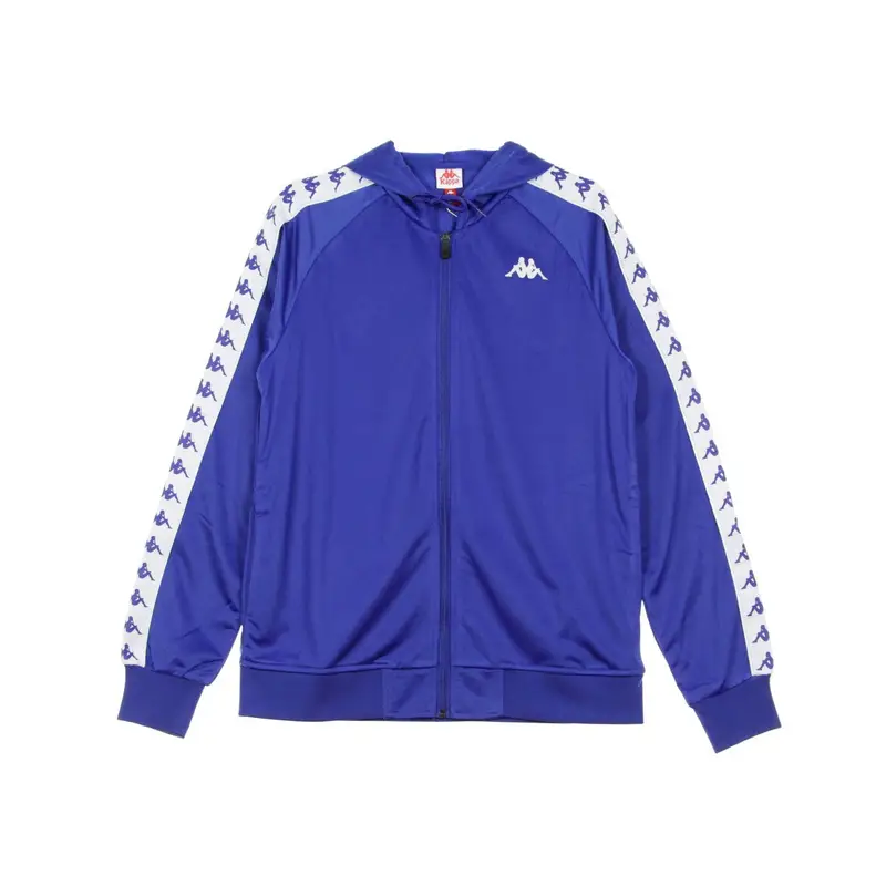 Giacca Tuta Cappuccio Uomo Banda Zudai Slim Blue/white