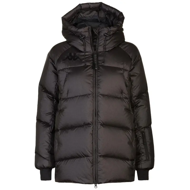 giubbotto da donna in nylon nero da fitness | Kappa